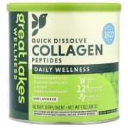Great Lakes Wellness, швидкорозчинні пептиди колагену, для здоров’я, без ароматизаторів, 198 г (7 унцій)